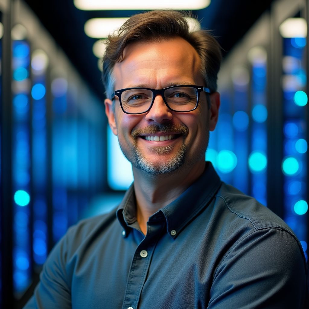 Retrato de Javier Morales, Director de Tecnología.