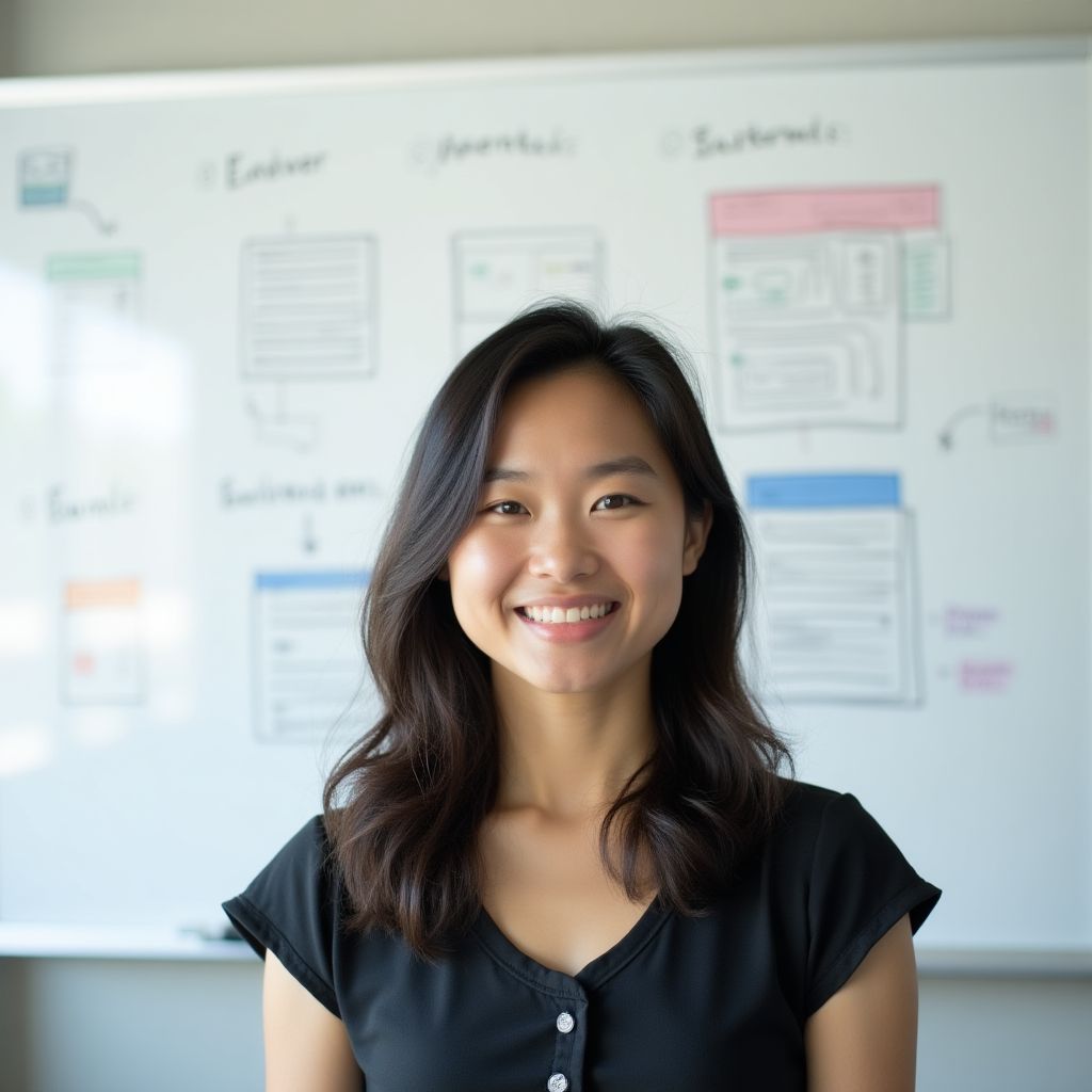 Retrato de Sofía Castillo, Jefa de Experiencia de Usuario.